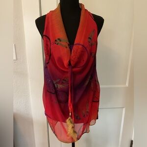 Vintage western theme feather top